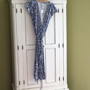 GAP Long Wrap Dress Size Small